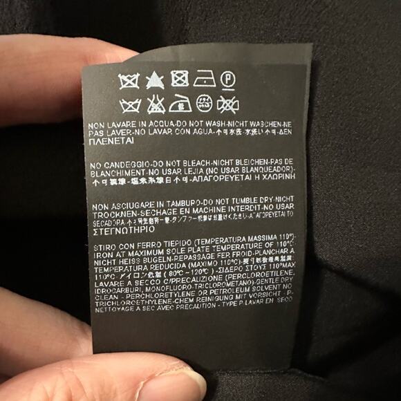 Saint Laurent Silk Button front Shirt in Black FR 34 - Picture 8 of 11